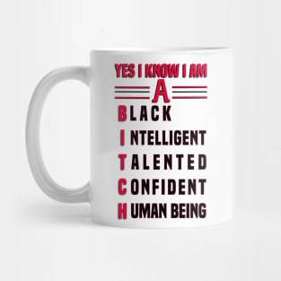 Black Intelligent Talented Confident Human-Being Mug